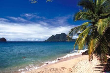 Le Chant Du Diamant Calme Vue Mer Et Plage A 50 M Le Diamant Luaran gambar