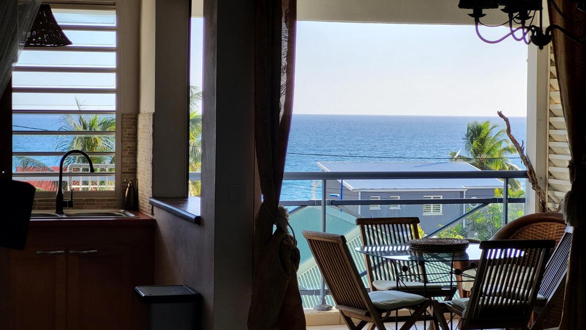 Le Chant Du Diamant Calme Vue Mer Et Plage A 50 M Le Diamant Luaran gambar